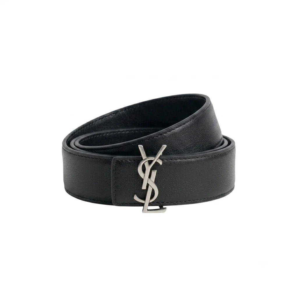 SAINT LAURENT belt (silver)